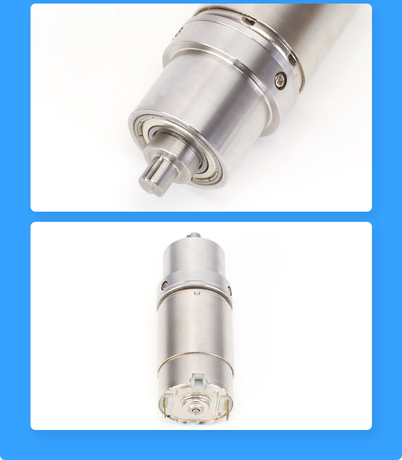 550骨钻无刷电机 电动推杆电动窗帘 直流减速电机 空心杯减速电机