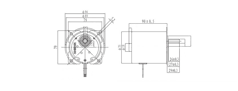 Ф80 交流同步电机